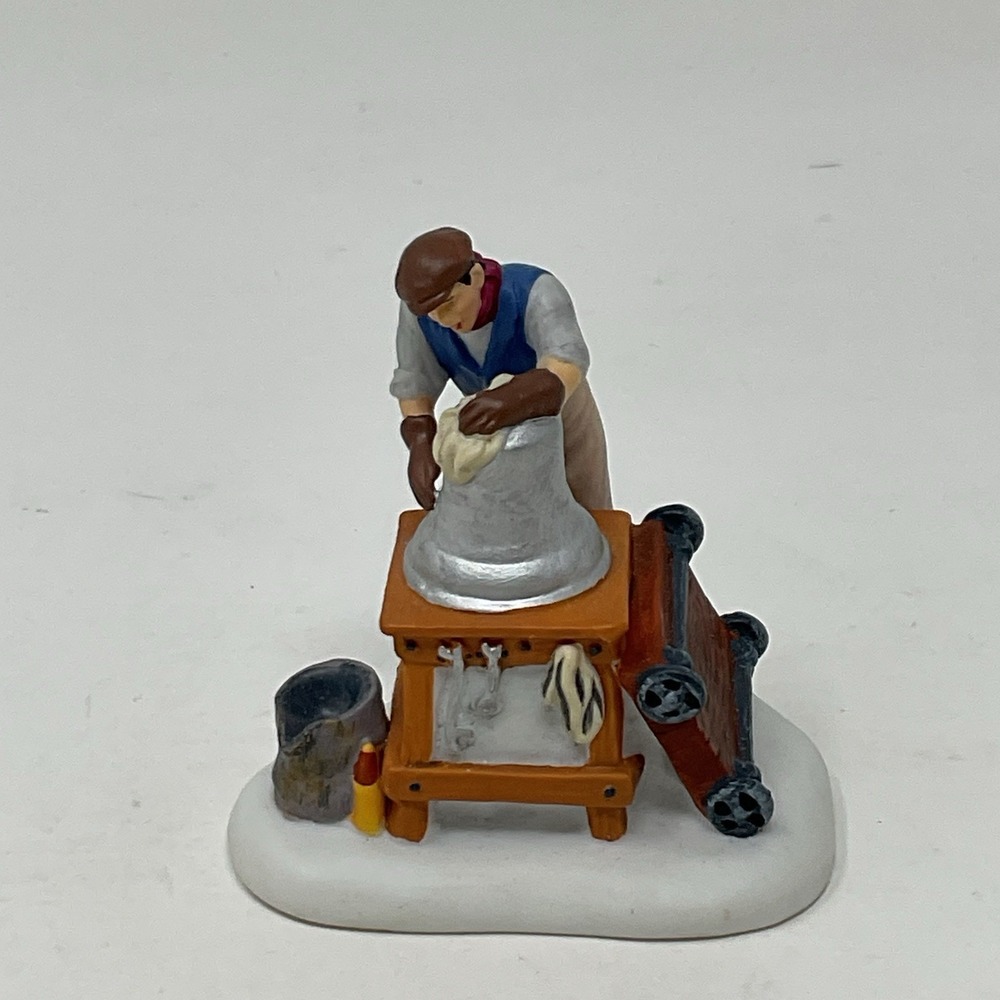 Dept 56 Dickens Village Heritage Collection Finishing The Christmas Bell 799948